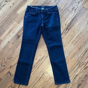 LOFT Women's Deep Indigo Straight Leg Jeans